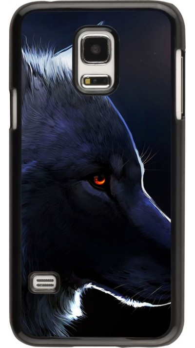 Hülle Samsung Galaxy S5 Mini -  Wolf Shape