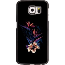 Hülle Samsung Galaxy S6 - Dark Flowers