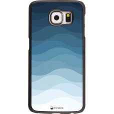 Coque Samsung Galaxy S6 - Flat Blue Waves