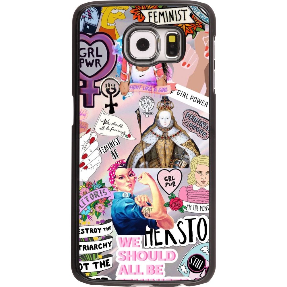 Coque Samsung Galaxy S6 - Girl Power Collage