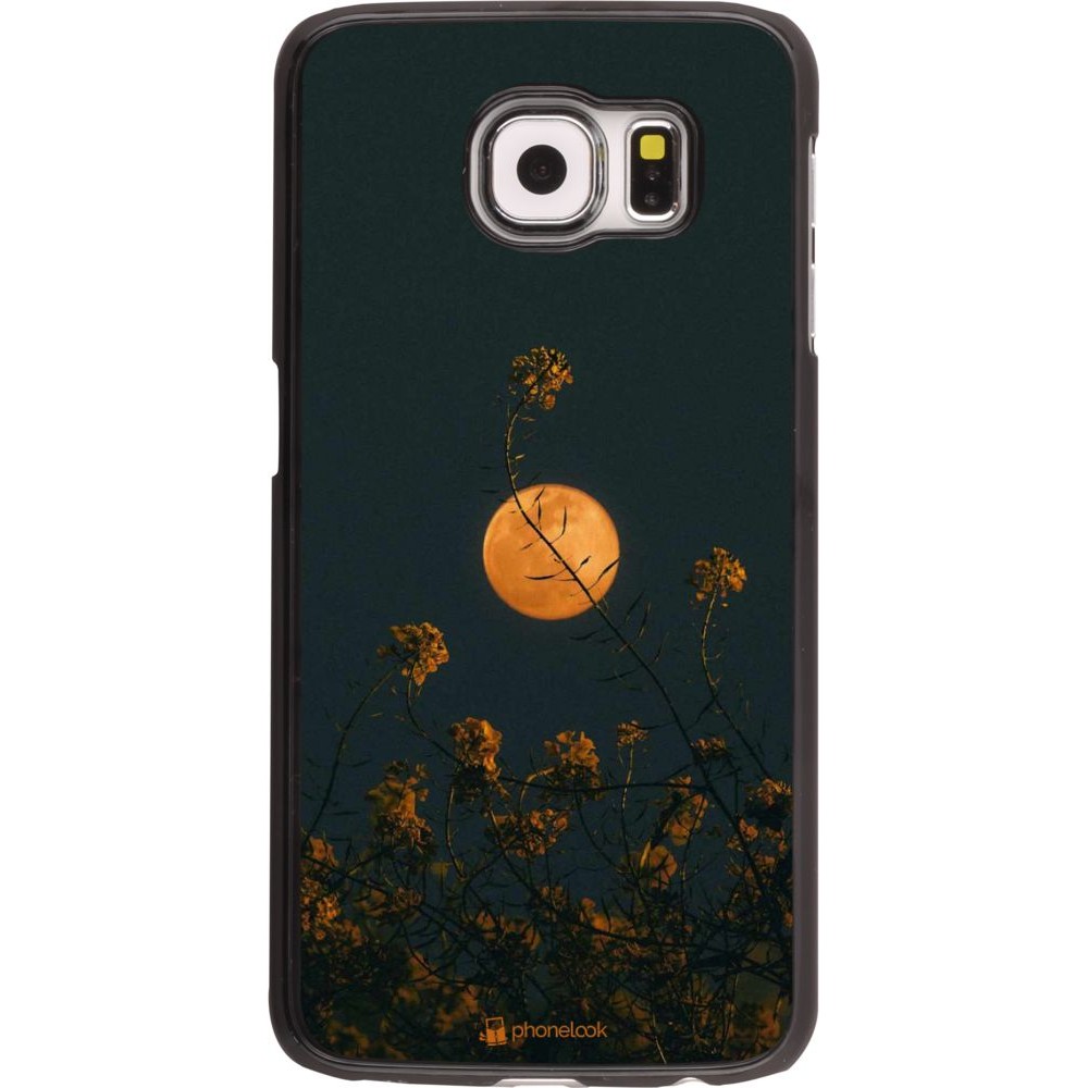 Coque Samsung Galaxy S6 - Moon Flowers