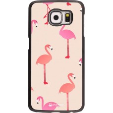 Coque Samsung Galaxy S6 - Pink Flamingos Pattern