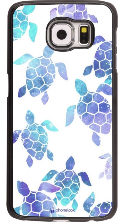 Coque Samsung Galaxy S6 - Turtles pattern watercolor