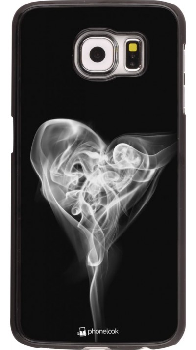 Hülle Samsung Galaxy S6 - Valentine 2022 Black Smoke