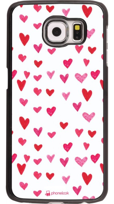 Coque Samsung Galaxy S6 - Valentine 2022 Many pink hearts