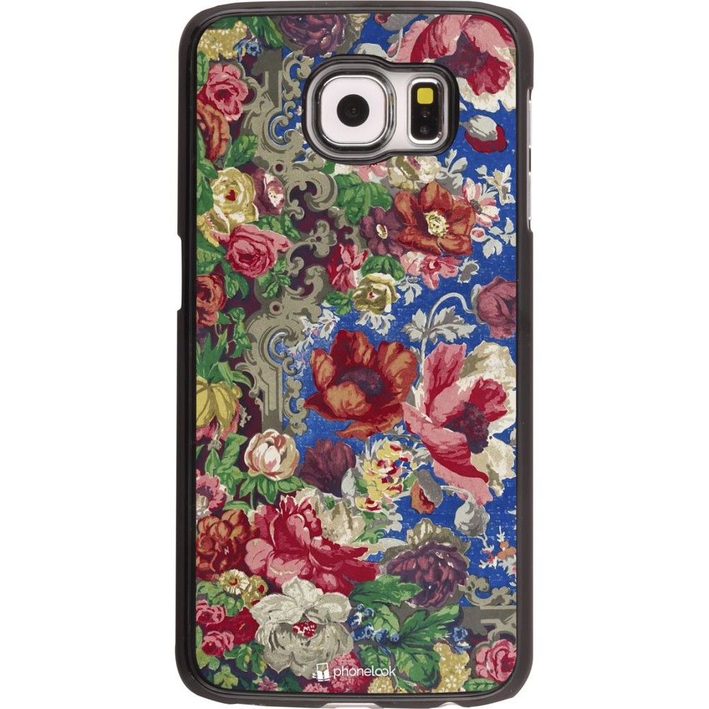 Coque Samsung Galaxy S6 - Vintage Art Flowers