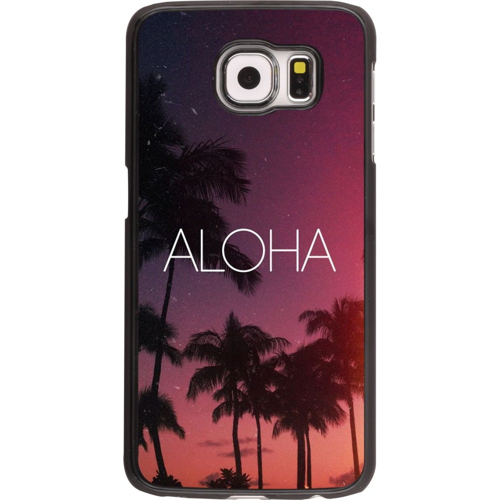 Coque Samsung Galaxy S6 edge - Aloha Sunset Palms