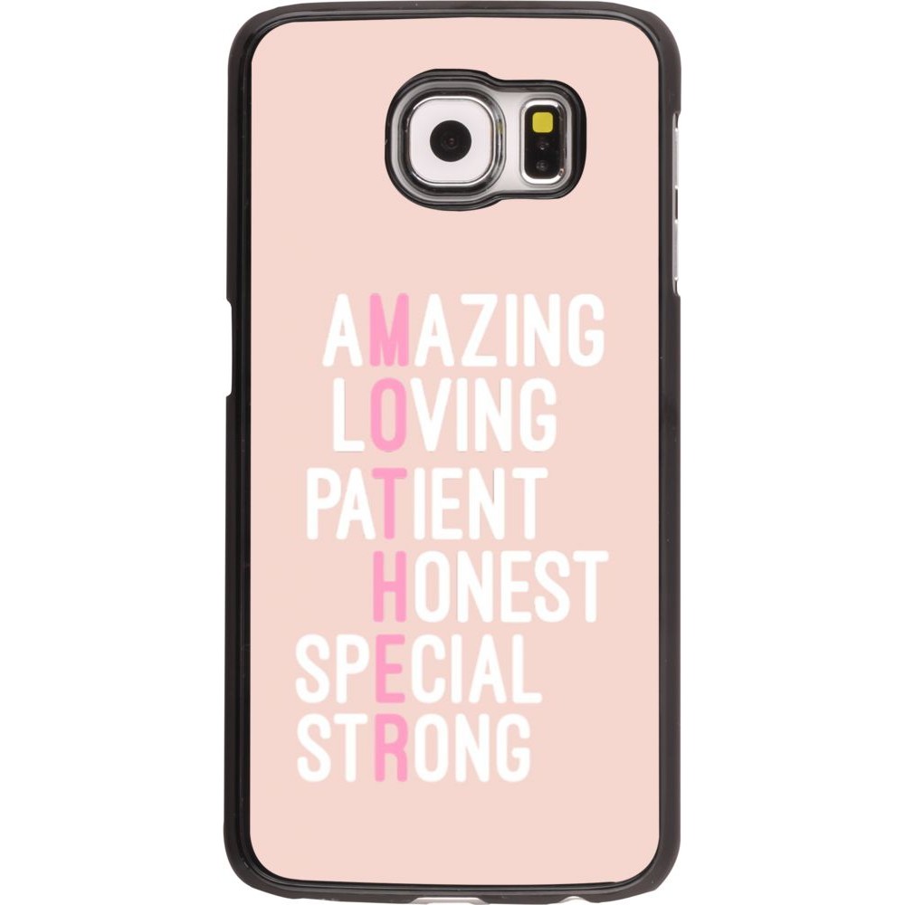 Coque Samsung Galaxy S6 edge - Amazing Mom 2022