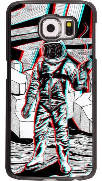 Hülle Samsung Galaxy S6 edge - Anaglyph Astronaut