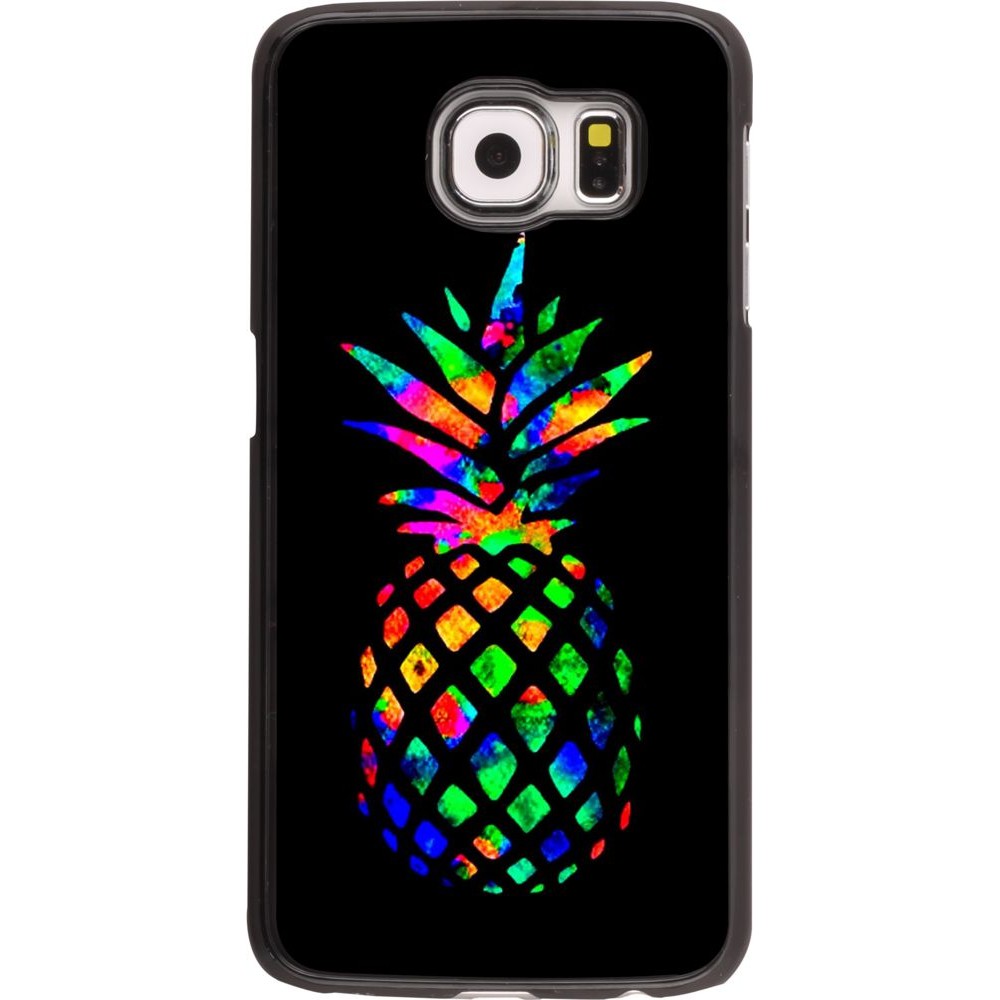 Coque Samsung Galaxy S6 edge - Ananas Multi-colors