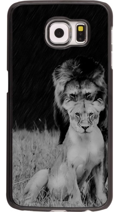 Coque Samsung Galaxy S6 edge - Angry lions