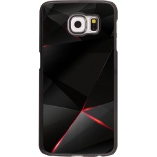 Coque Samsung Galaxy S6 edge - Black Red Lines