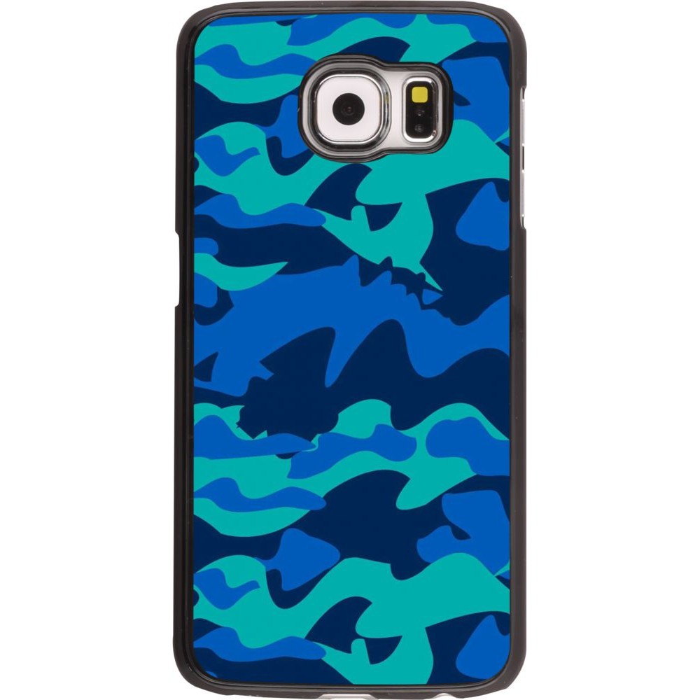 Coque Samsung Galaxy S6 edge - Camo Blue