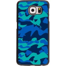 Coque Samsung Galaxy S6 edge - Camo Blue