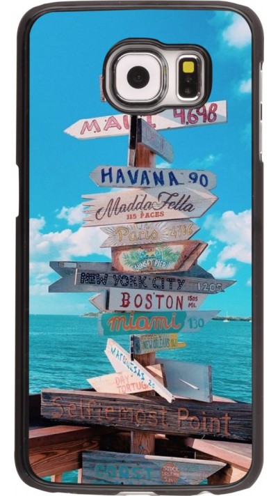 Hülle Samsung Galaxy S6 edge - Cool Cities Directions