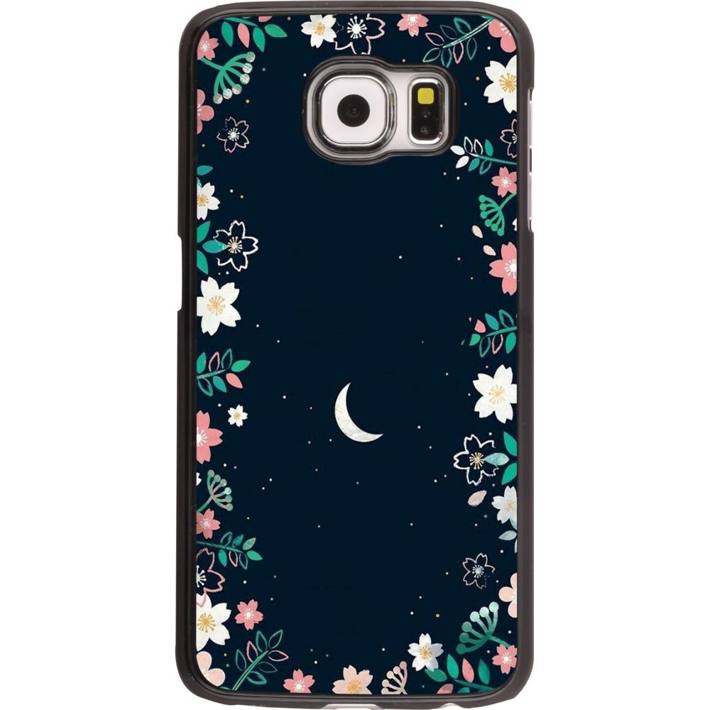 Coque Samsung Galaxy S6 edge - Flowers space