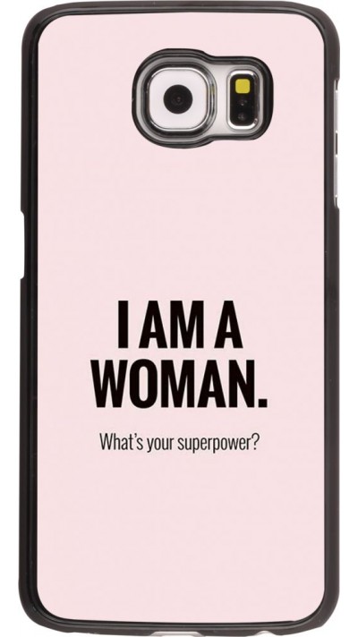 Coque Samsung Galaxy S6 edge - I am a woman