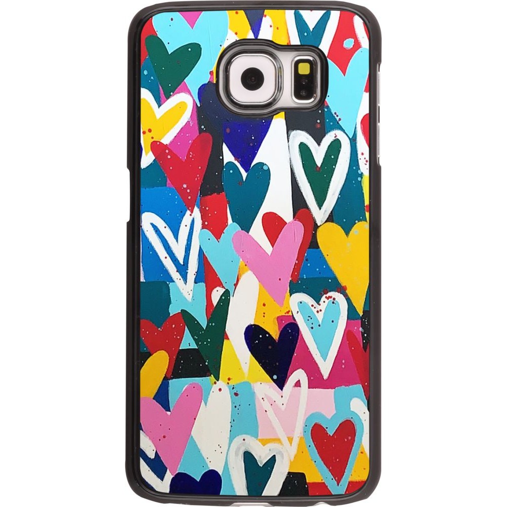 Coque Samsung Galaxy S6 edge - Joyful Hearts