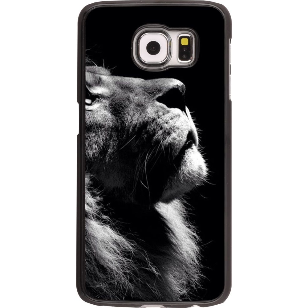 Coque Samsung Galaxy S6 edge - Lion looking up