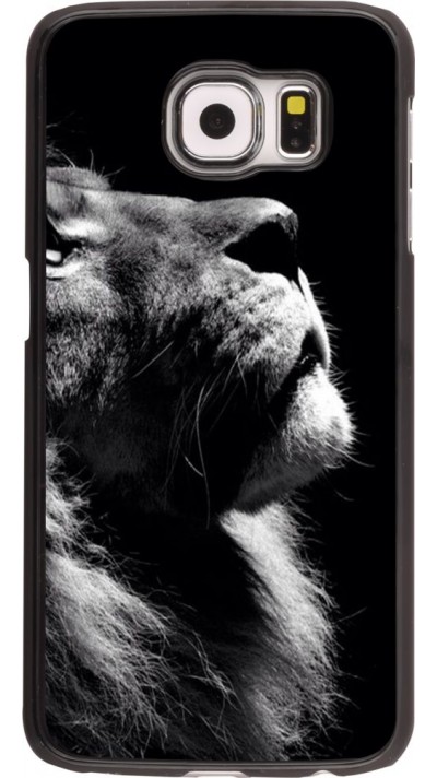 Coque Samsung Galaxy S6 edge - Lion looking up