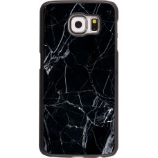 Coque Samsung Galaxy S6 edge -  Marble Black 01