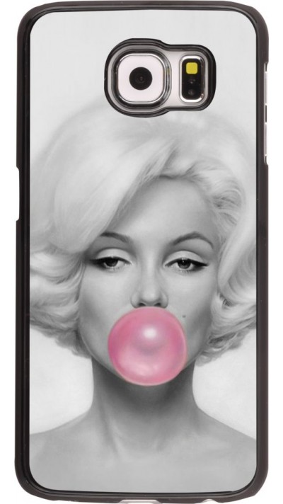 Coque Samsung Galaxy S6 edge  Marilyn Bubble