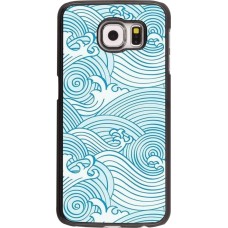 Hülle Samsung Galaxy S6 edge - Ocean Waves