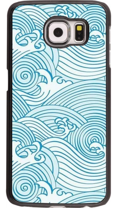 Hülle Samsung Galaxy S6 edge - Ocean Waves