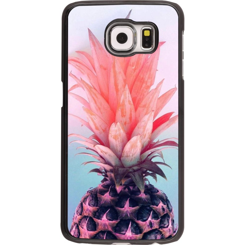 Coque Samsung Galaxy S6 edge - Purple Pink Pineapple