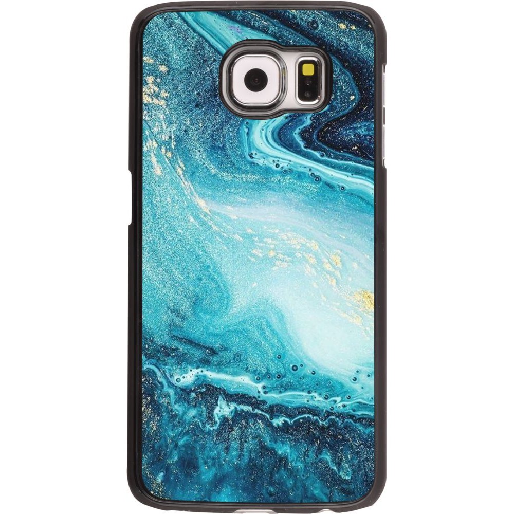 Hülle Samsung Galaxy S6 edge - Sea Foam Blue