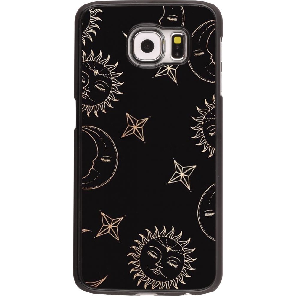 Hülle Samsung Galaxy S6 edge - Suns and Moons