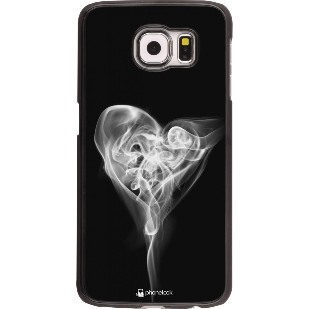 Coque Samsung Galaxy S6 edge - Valentine 2022 Black Smoke