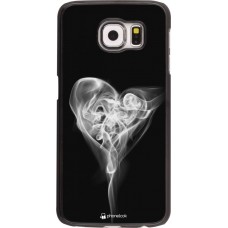 Hülle Samsung Galaxy S6 edge - Valentine 2022 Black Smoke