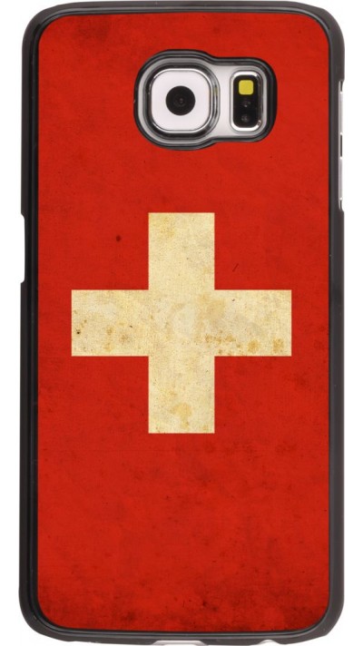 Hülle Samsung Galaxy S6 edge - Vintage Flag SWISS