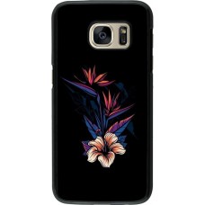 Coque Samsung Galaxy S7 - Dark Flowers