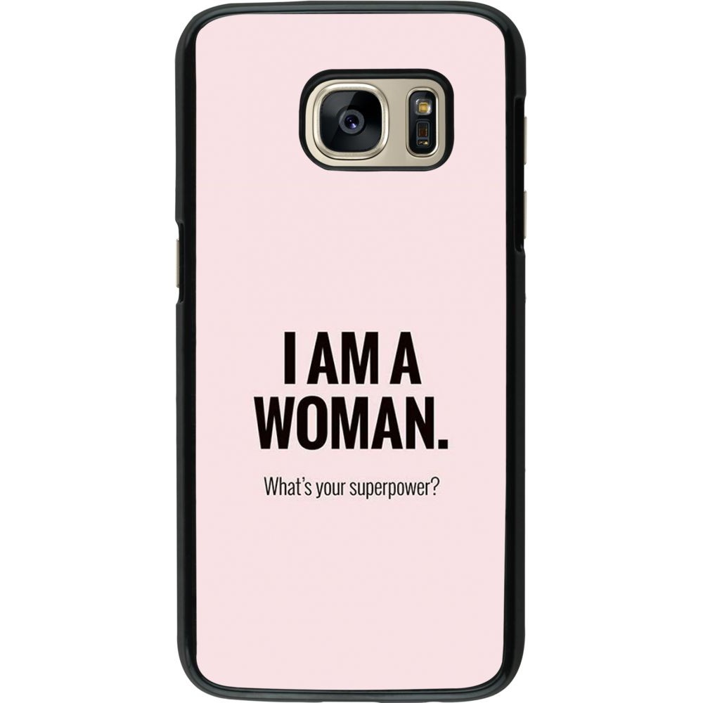 Hülle Samsung Galaxy S7 - I am a woman