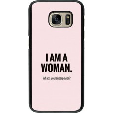 Hülle Samsung Galaxy S7 - I am a woman