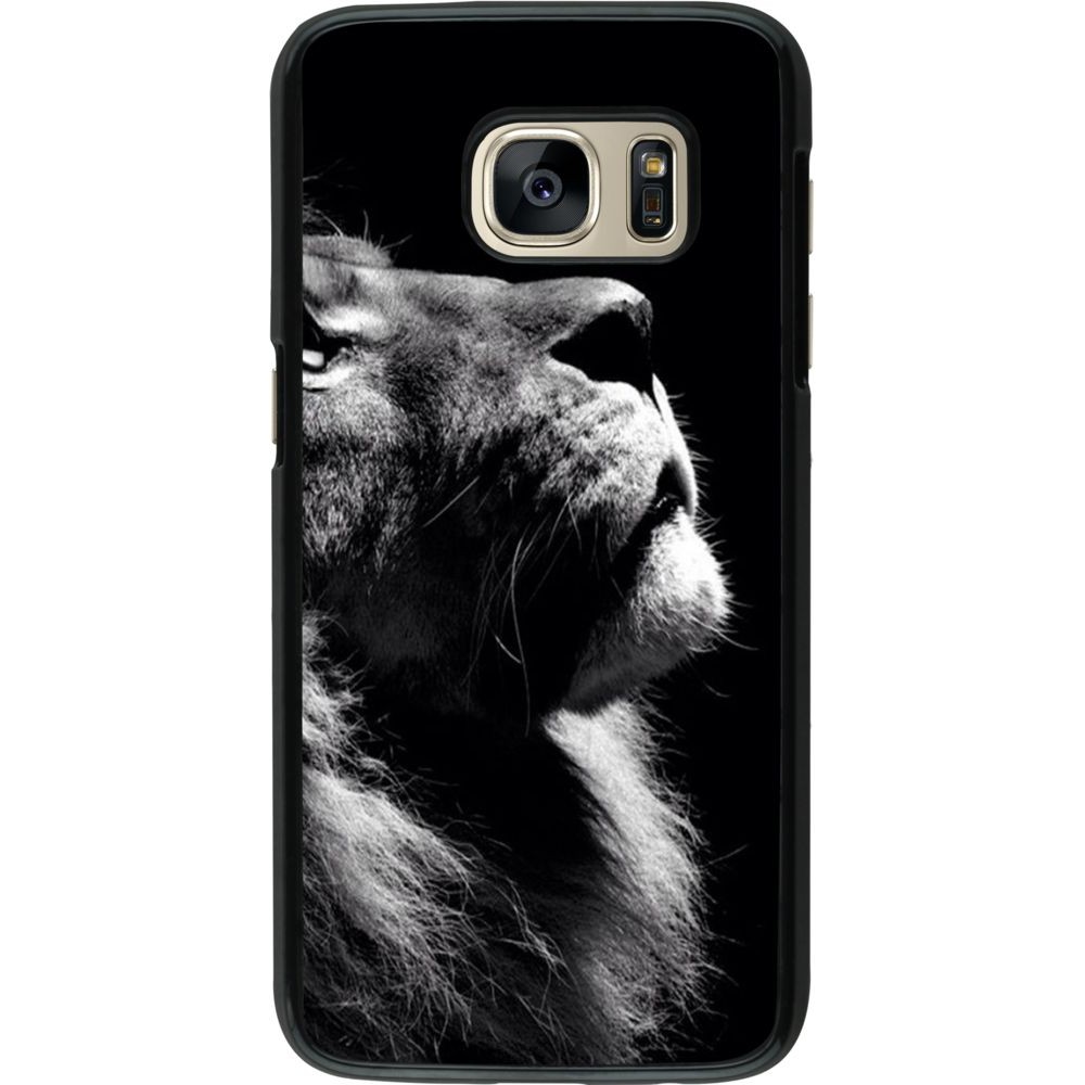 Coque Samsung Galaxy S7 - Lion looking up