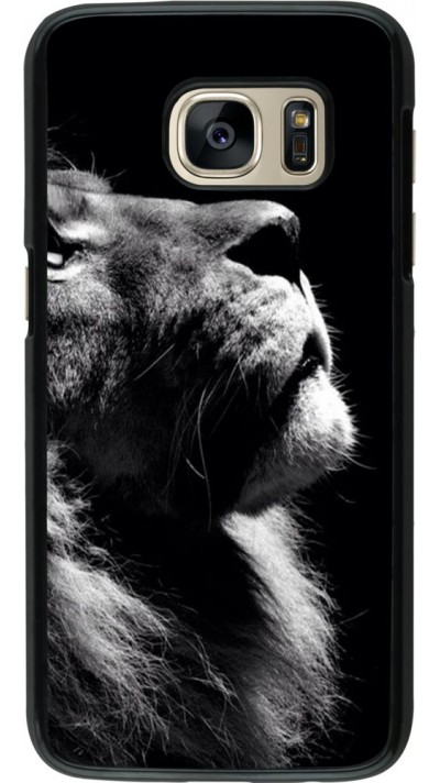 Coque Samsung Galaxy S7 - Lion looking up