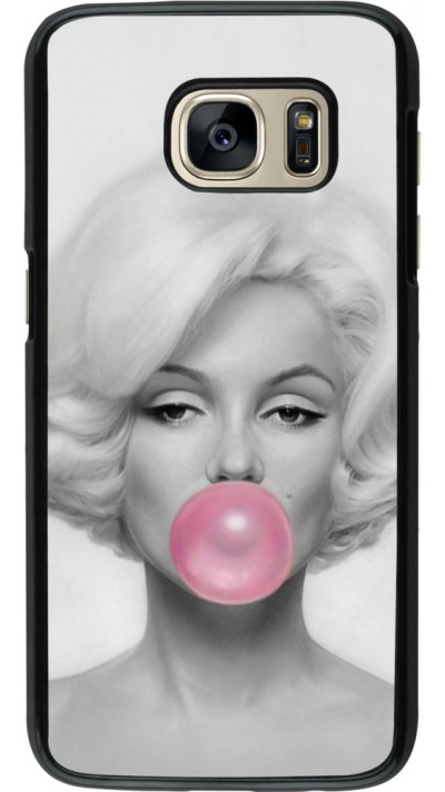 Hülle Samsung Galaxy S7  Marilyn Bubble