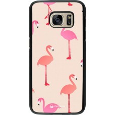 Coque Samsung Galaxy S7 - Pink Flamingos Pattern