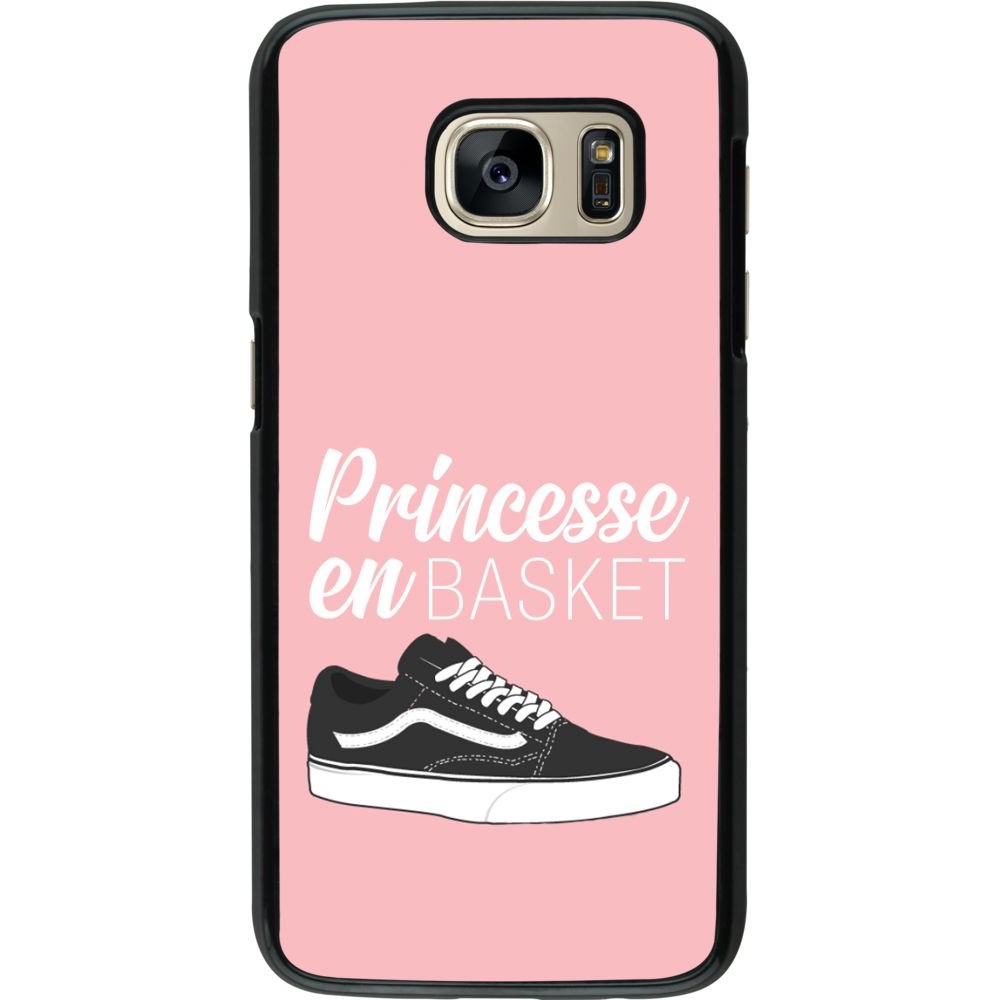 Coque Samsung Galaxy S7 - princesse en basket