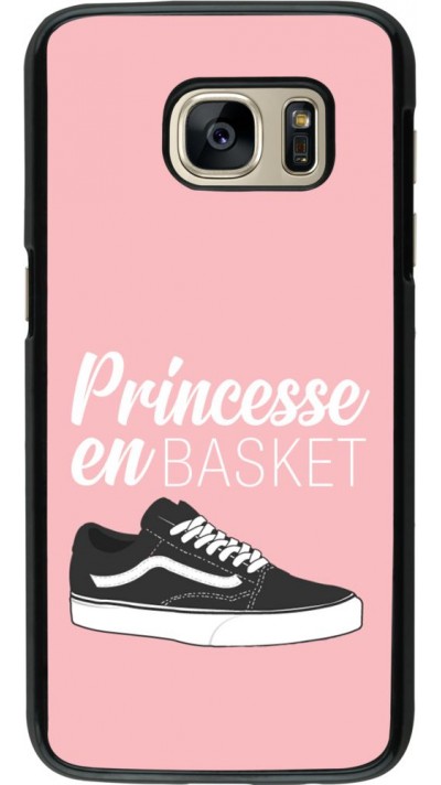 Coque Samsung Galaxy S7 - princesse en basket