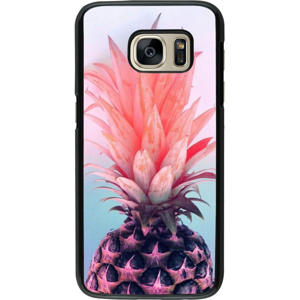 Hülle Samsung Galaxy S7 - Purple Pink Pineapple