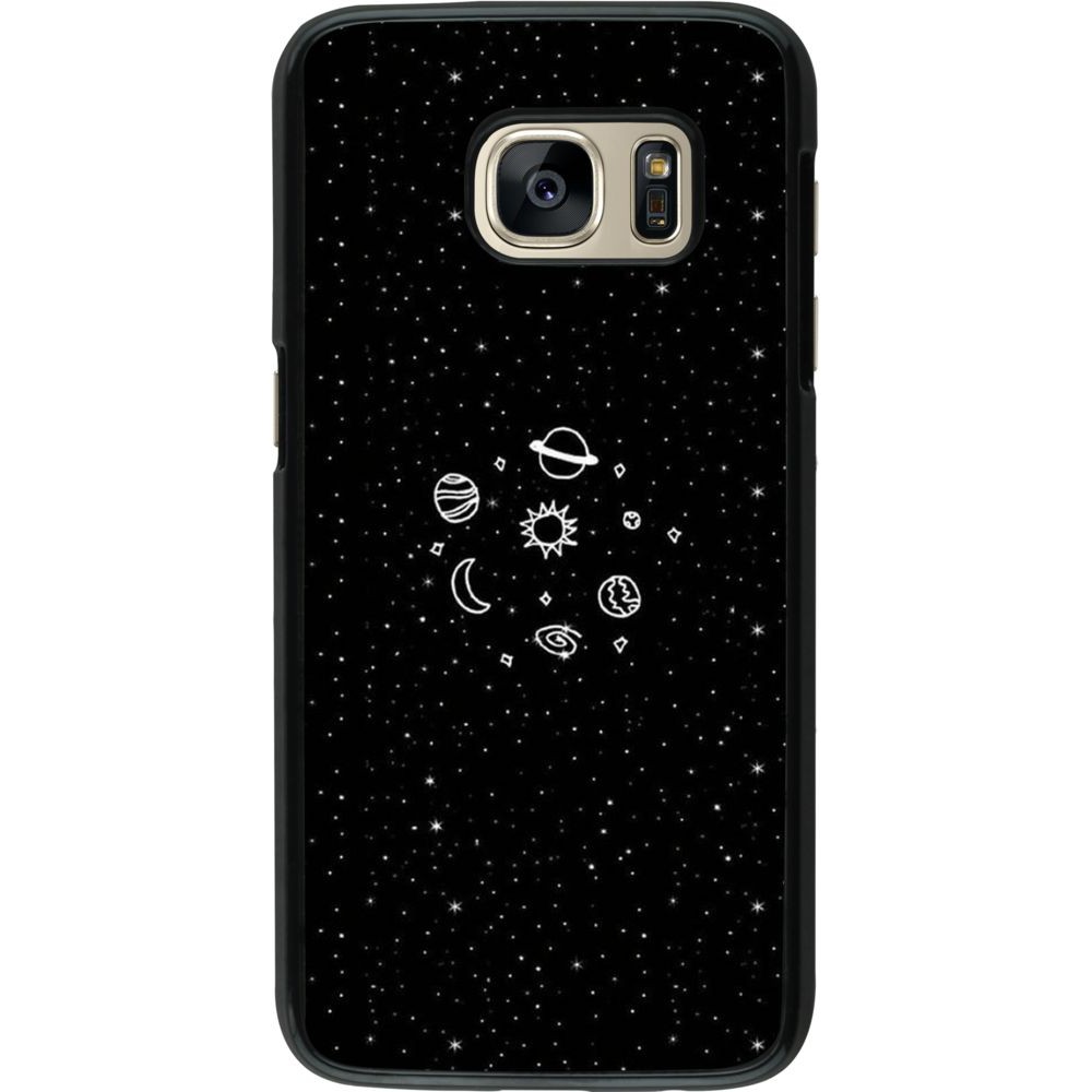 Coque Samsung Galaxy S7 - Space Doodle