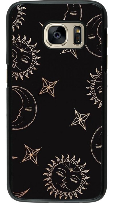 Coque Samsung Galaxy S7 - Suns and Moons
