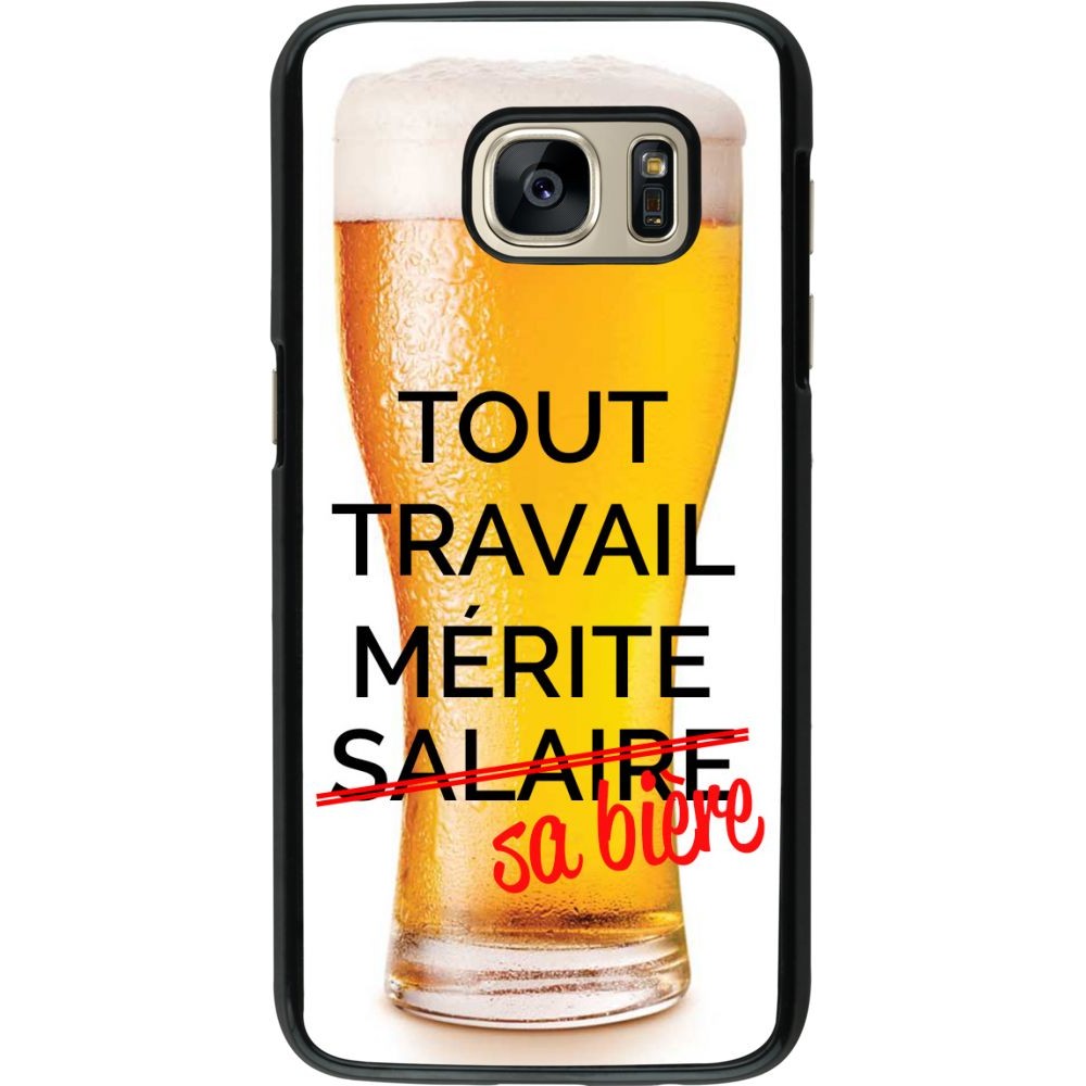 Hülle Samsung Galaxy S7 - Tout travail mérite sa bière