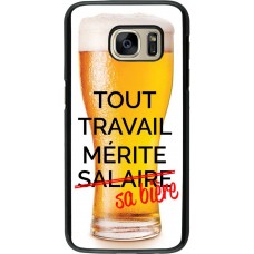 Hülle Samsung Galaxy S7 - Tout travail mérite sa bière