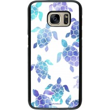 Hülle Samsung Galaxy S7 - Turtles pattern watercolor