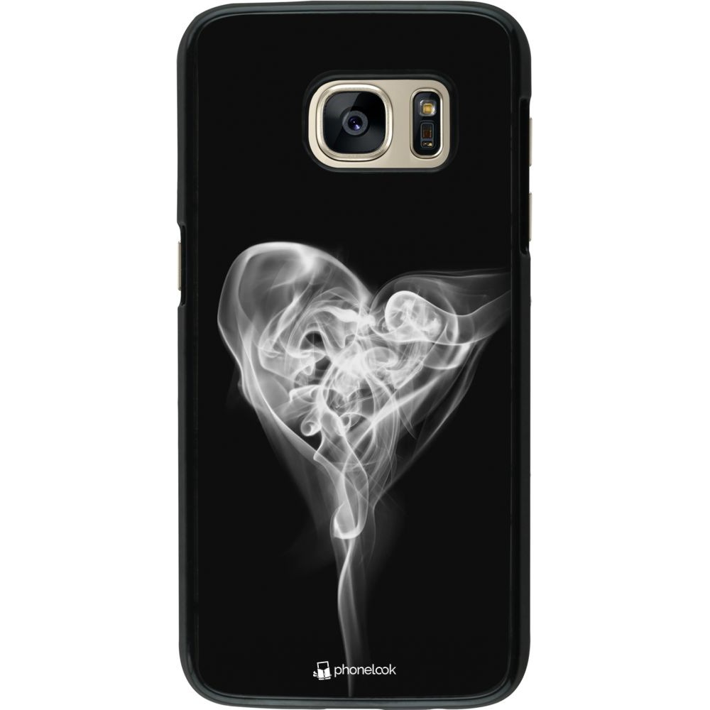 Hülle Samsung Galaxy S7 - Valentine 2022 Black Smoke